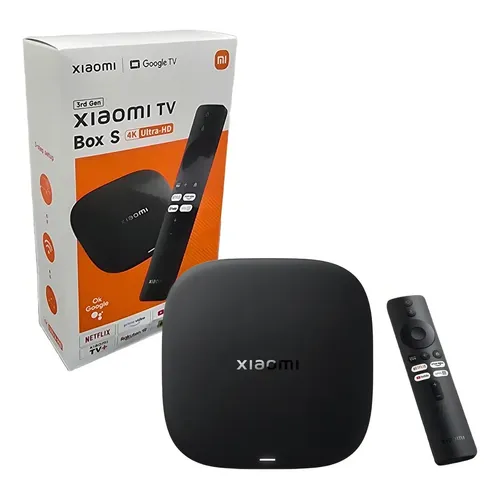 SMART TV BOX MI BOX S XIAOMI 4K 3RA GEN Modelo MDZ-32-AA