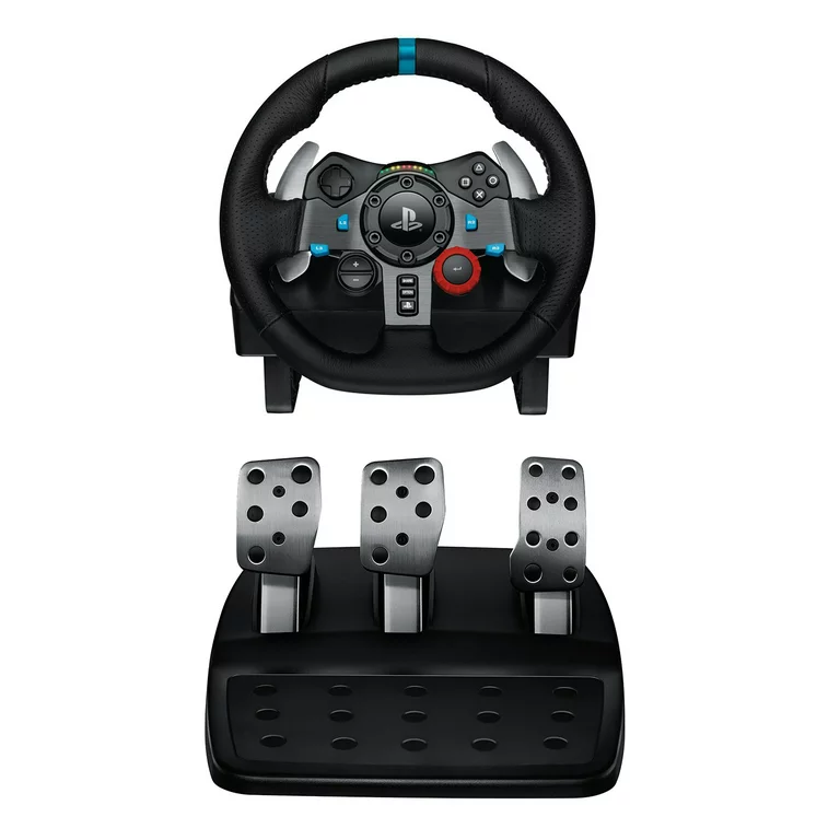VOLANTE LOGITECH SERIES G MODELO G29 DRIVING FORCE Color Negro para PS5, PS4, PS3 y PC