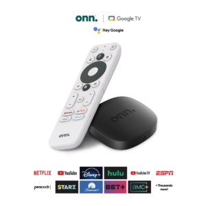 Smart Tv Onn Uhd Streaming Full HD Google Tv Netflix Disney+ Star Color Negro Tipo de control remoto De voz