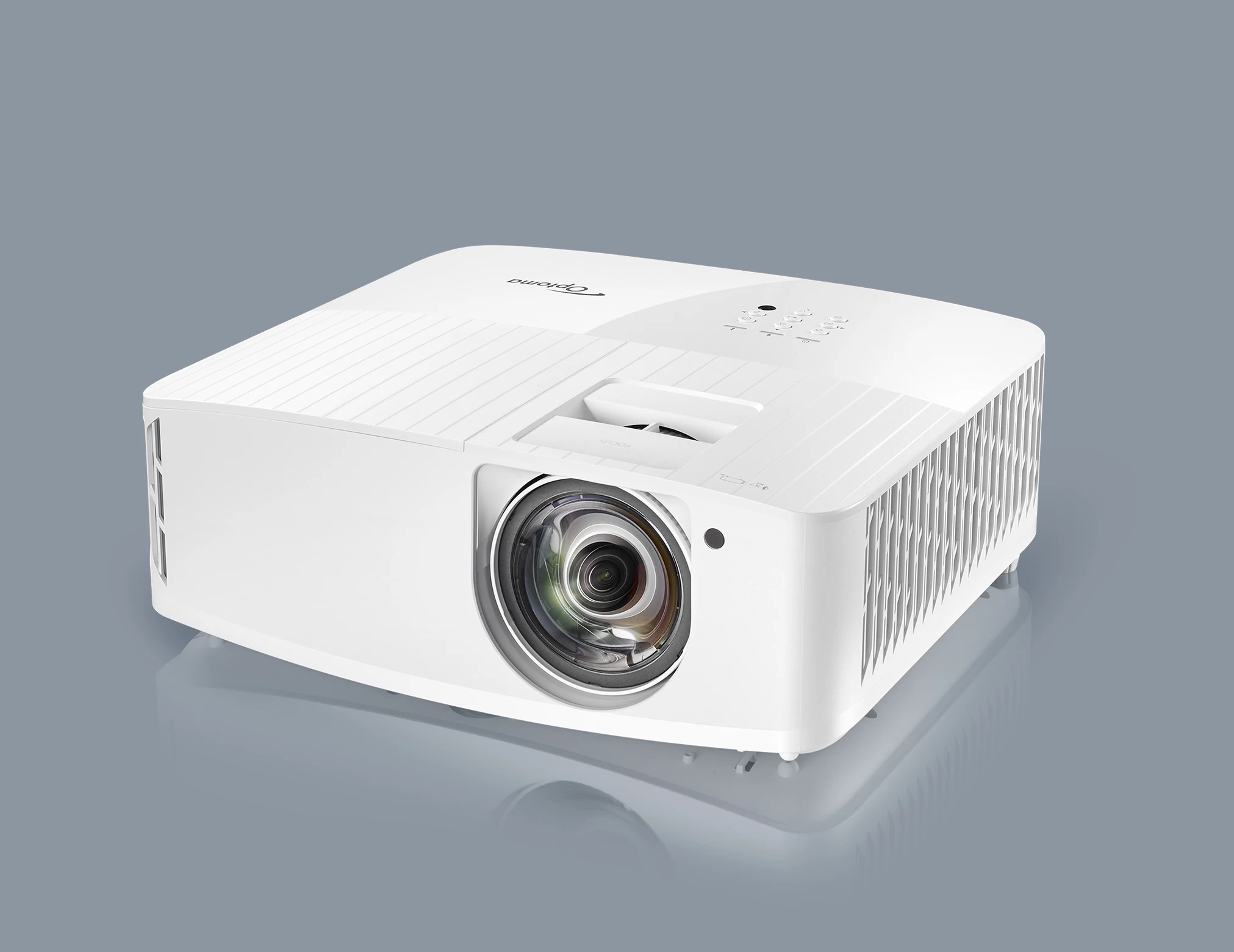 Optoma UHD35-STx Tiro Corto - Short throw 4K UHD gaming and home entertainment projector Brightness 3,600 lumens Contrast ratio 1,000,000:1 (LINEA HOME CINEMA)