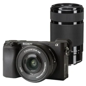 SONY ALPHA 6400 A6400 BLACK Kit 16-50mm &  55-210mm