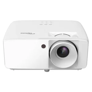 Optoma ZW350e Bright WXGA laser projector Brightness: 4,000 lumens Contrast ratio: 300,000:1, Contrast ratio - dynamic: 2,000,000:1 (LINEA LASER)