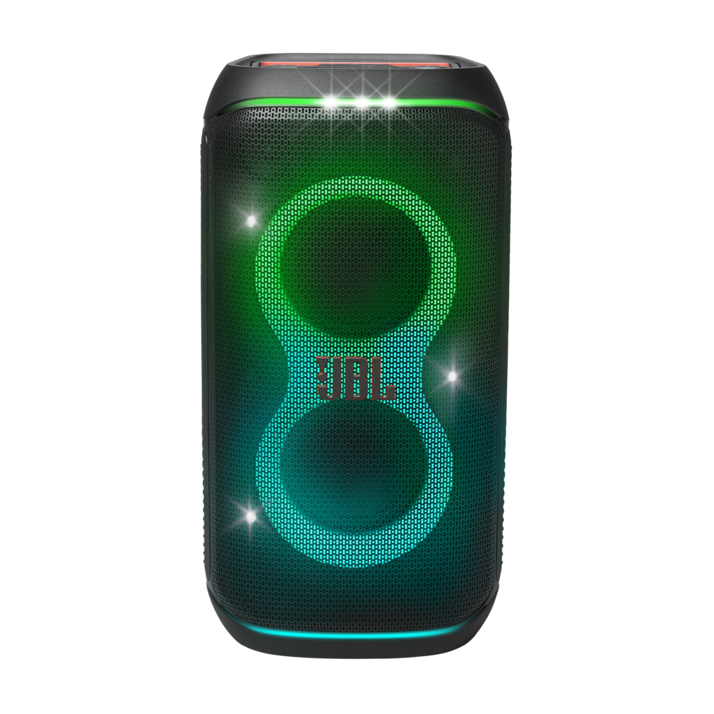 JBL PARTYBOX 120 CLUB Bocina Portátil Efecto Luz LED, Bluetooth, 160W de Potencia, Reproducción 12 Horas, Resistente al Agua IPX4 - Negro.