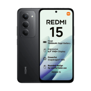 XIAOMI REDMI 15 128GB - 6GB RAM 4G LTE Color - Grey - Black