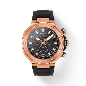 Reloj Tissot T1414173705100 Caja 45mm Cuarzo para Caballero Correa de Dos Piezas Cristal de zafiro