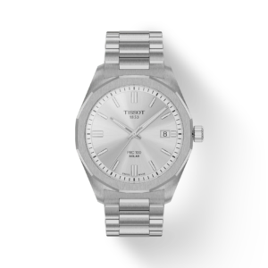 Reloj Tissot T1514221103100 Caja 39mm Cuarzo para Caballero Correa de Acero inoxidable Cristal de zafiro - Dial Plata