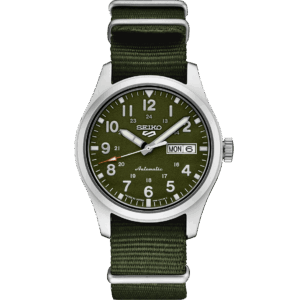 Reloj Seiko SRPG33K1 Caja 40mm Cuarzo para Caballero Correa de Nylon 5 Sports Cristal Mineral