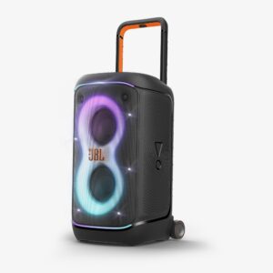 JBL PARTYBOX 520 AI Sound Boost - Bocina Portátil sistema de luces LED dinámicas, Bluetooth 5.4, 400W de Potencia RMS, Reproducción 15 Horas de Batería, Ruedas y Asa de Transporte – Negro.