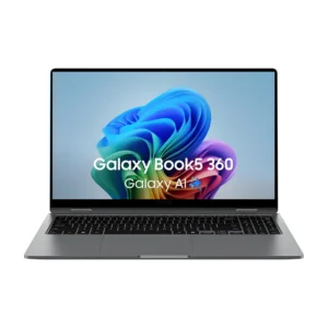 SAMSUNG GALAXY BOOK 5 360 2-in-1 Laptop Copilot+ PC (NP750QHA-KA1US) Pantalla Táctil 15,6" FULL HD (1920 x 1080) OLED AMOLED TOUCHSCREEN NOTEBOOK - Procesador Intel Core Ultra 7 Series 2 256V - Ram 16GB - Disco Sólido SSD 512Gb - Win 11 - Color Gray (con Pad Numerico) - Peso 1.23Kg.