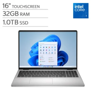 DELL (LDC16251-7247SLV) -  Pantalla Táctil 16" FULL HD+ (1920×1200) TOUCHSCREEN LAPTOP Color SILVER (Pad Numerico) - Procesador Intel Core 7 150U – RAM 32GB – Disco Sólido SSD 1TB - Win 11 - Peso 1.49Kg.