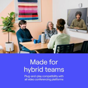 Owl Labs Meeting Owl 3 - Cámara de sala de conferencias HD 1080p de 360°, seguimiento de altavoz impulsado por IA, captación de micrófono de 18 pies - Certificado para Microsoft Teams