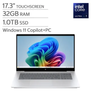 HP OMNIBOOK 7 17-dc0373cl (C53F3UA#ABA) - Pantalla Táctil 17.3" Full HD (1920 x 1080) TOUCHSCREEN LAPTOP SILVER (Pad Numerico) - Procesador Intel Core Ultra 7 258V - RAM 32GB - Disco Sólido SSD 1TB - Win 11 - Peso 2.51Kg.