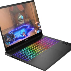 HP OMEN MAX 16-ak0003nr GAMING LAPTOP SHADOW BLACK (Pad Numérico) - Pantalla 16" WQXGA (2560x1600) 240Hz - Procesador AMD Ryzen AI 9 HX 375 -  RAM 32GB - Disco Sólido 1TB SSD - Placa de Video Nvidia RTX 5080 16Gb - Windows 11  - Backlit Keyboard RETROILUMINADO - Peso 2,45Kg.