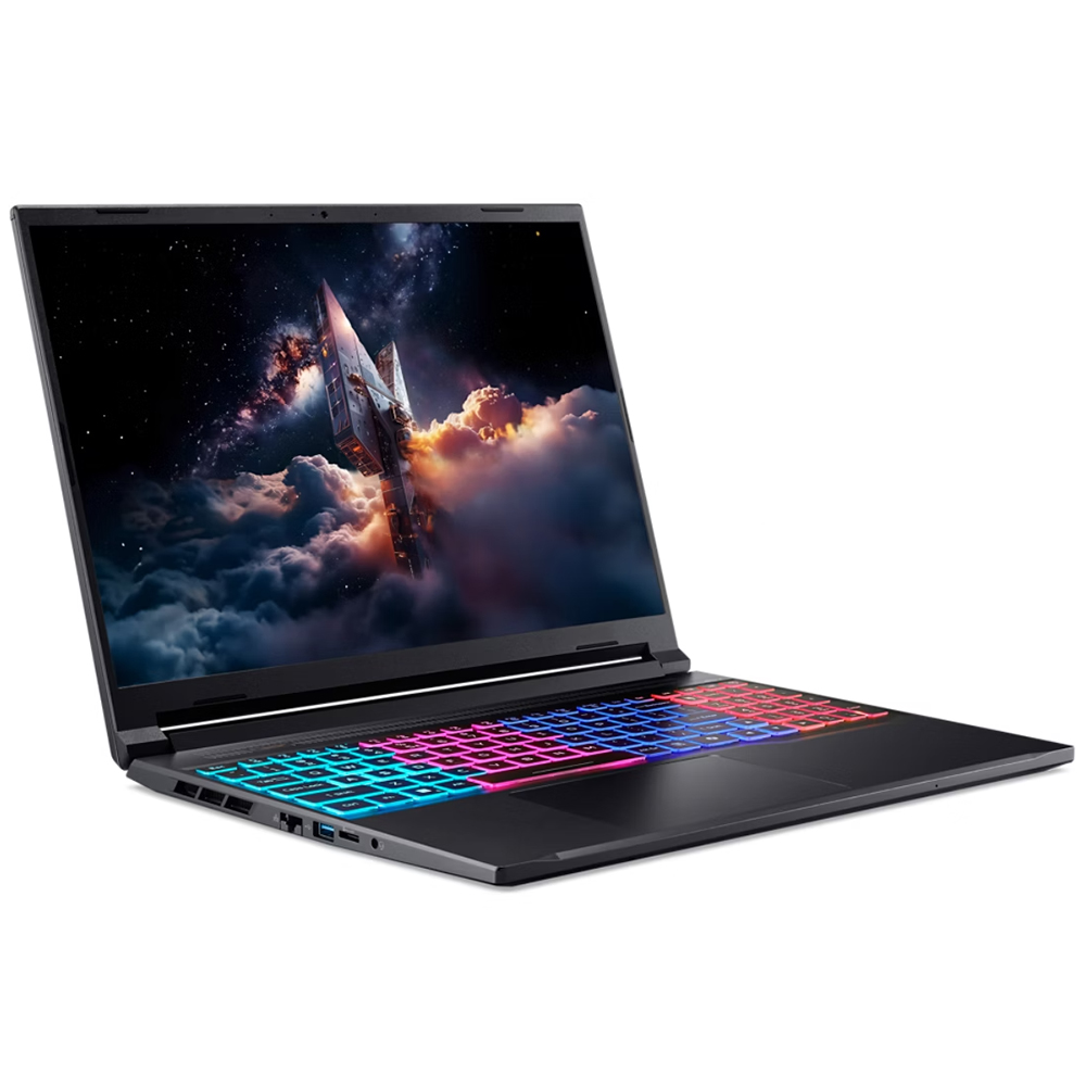 Acer Nitro V 16S AI (ANV16S-41-R2DX) NH.U10AA.001 Gaming Laptop - Pantalla 16" QHD+ (2560X1600) 180Hz - Procesador AMD Ryzen 7 260 - RAM 16GB - Disco Sólido 1TB - Placa de Video NVIDIA GeForce RTX 5070 8gb GDDR6 - Windows 11 - Teclado Retroiluminado COLOR BLACK