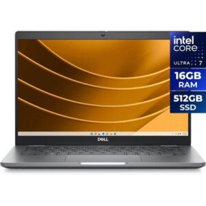 DELL LATITUDE 5350 (LAT5350U732512T) - Pantalla Táctil 13.3" Full HD (1920 x 1080) TOUCHSCREEN LAPTOP Color TITAN GRAY - Procesador INTEL Core Ultra 7 165u – RAM 32GB – SSD 512GB –  Win 11 Pro - Peso 1.23Kg.