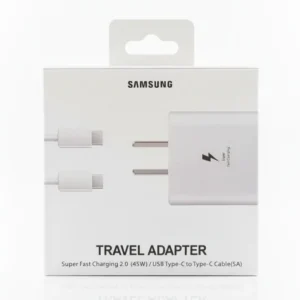 Cargador con Cable USB-C Travel Adapter SAMSUNG 45W Carga Rápida $40000