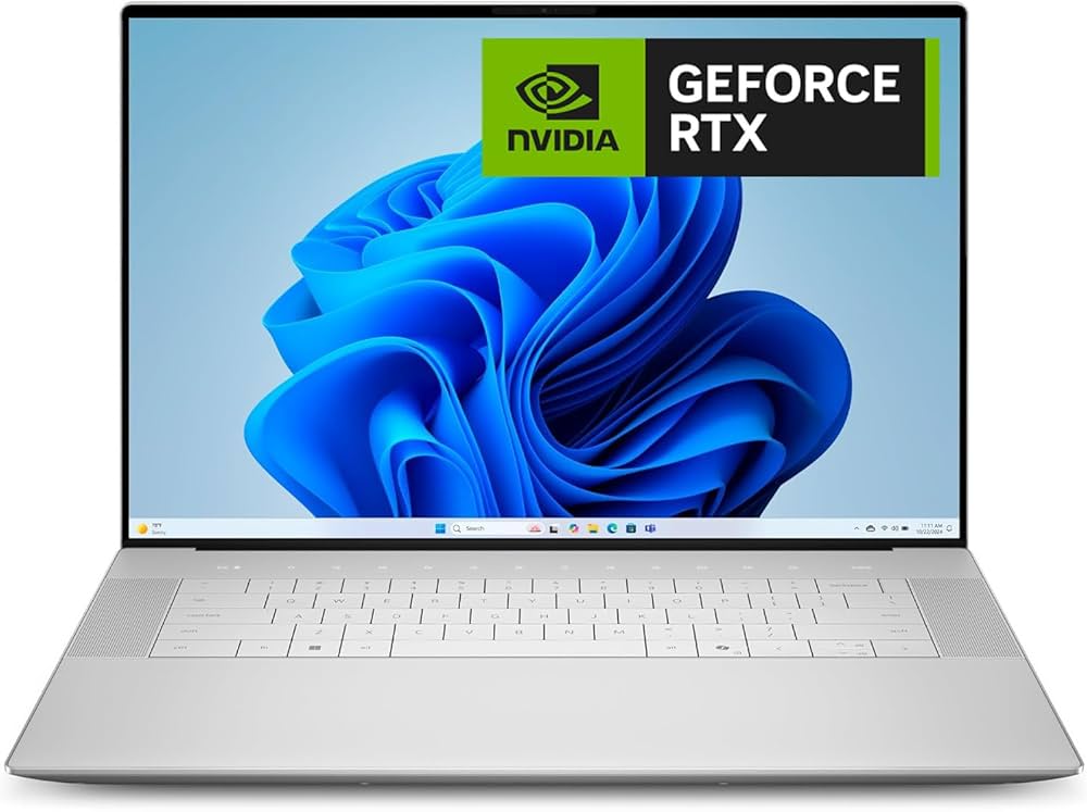DELL 16 PREMIUM XPS (DA16250-D0RG4) LAPTOP PLATINUM - Pantalla 16.3" Full HD+ (1920 x 1200) 120Hz - Procesador Intel Core Ultra 9 285H – RAM 32GB – Disco Sólido SSD 1TB - Placa de Video NVIDIA RTX 5060 8GB - Win 11 - Peso 2.30 Kgs.