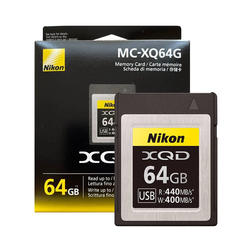 MEMORIA NIKON 64GB XQD MC-XQ64G 440MBS/400MBS