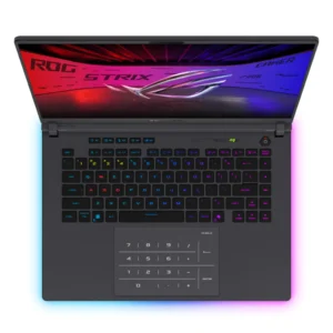ASUS ROG Strix G16 (G615JMR-AS74) GAMING LAPTOP Color Eclipse Gray - Pantalla 16" FullHD+ (1920 x 1200) 165Hz - Procesador Intel Core i7 14650HX - Disco Sólido SSD 1TB - RAM 16GB - Placa de Video NVIDIA GeForce RTX 5060 8GB GDDR7 - WINDOWS 11 - Teclado Retroiluminado RGB Backlit Chiclet (Teclado Numerico en Touchpad)