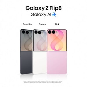 Samsung Galaxy Z FLIP 8 5G PANTALLA 6.9" (rectángulo completo) 256gb Almacenamiento 12gb Ram Colores CREAM