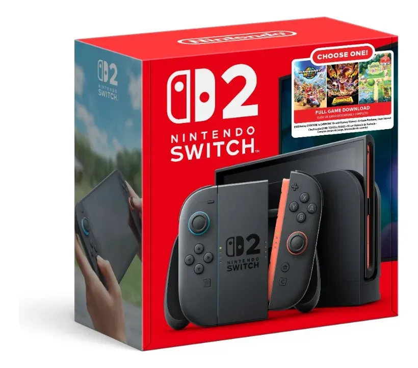 Nintendo Switch 2 USA SPECS Choose Your Game Bundle