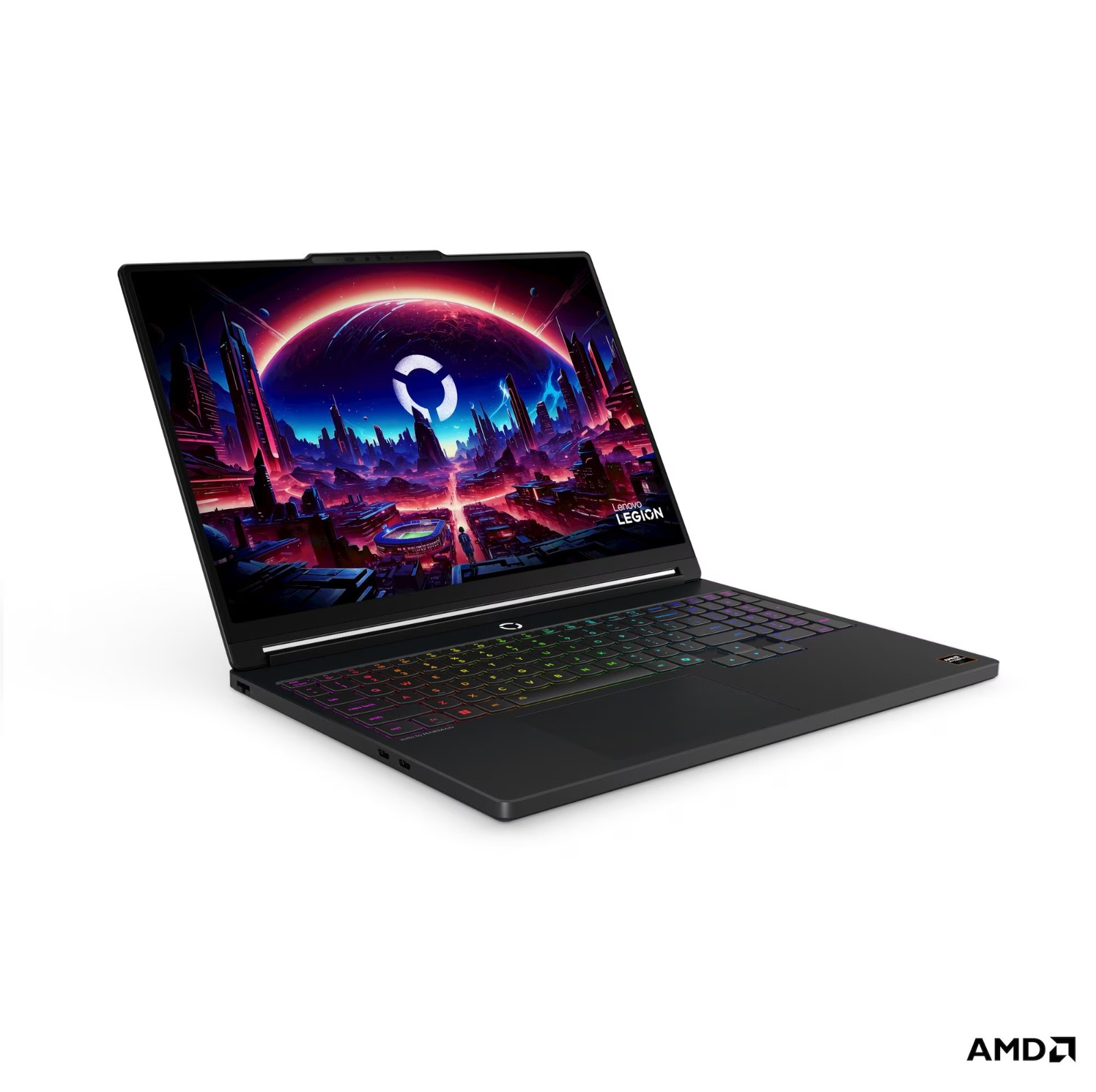 LENOVO LEGION 5 (83NX0000US) GAMING LAPTOP - Pantalla 15.3" OLED WQXGA 2.5K (2560 x 1600) 165Hz - Procesador AMD Ryzen AI 9 465 - RAM 32GB DDR5 - Disco Sólido SSD 1TB - Teclado Retroiluminado (Pad Numerico) - Placa de Video NVIDIA GeForce RTX 5070 8GB GDDR7 - Win 11 - Color ECLIPSE BLACK - Peso 1.87Kg.