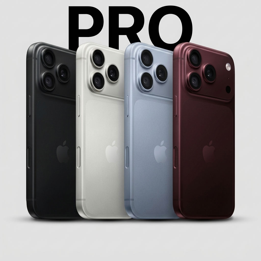 APPLE IPHONE 18 Pro 6.3" 1TB Colores Burgundy - Glacier - Silver - Black