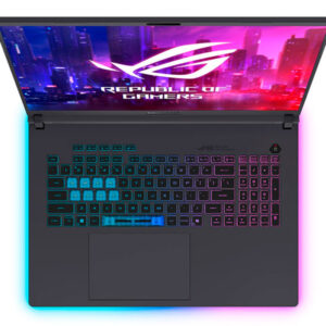 ASUS ROG STRIX NEBULA G18 (G815LP-IB96) GAMING LAPTOP - Pantalla 18" 2.5K WQXGA (2560 x 1600) 300Hz - Procesador Intel Core Ultra 9 290HX Plus - RAM 32GB DDR5 - Disco Sólido SSD 1TB - Placa de Video NVIDIA GeForce RTX 5060 8GB GDDR7 - Win 11 - Color ECLIPSE GRAY - Peso 3,00Kg.