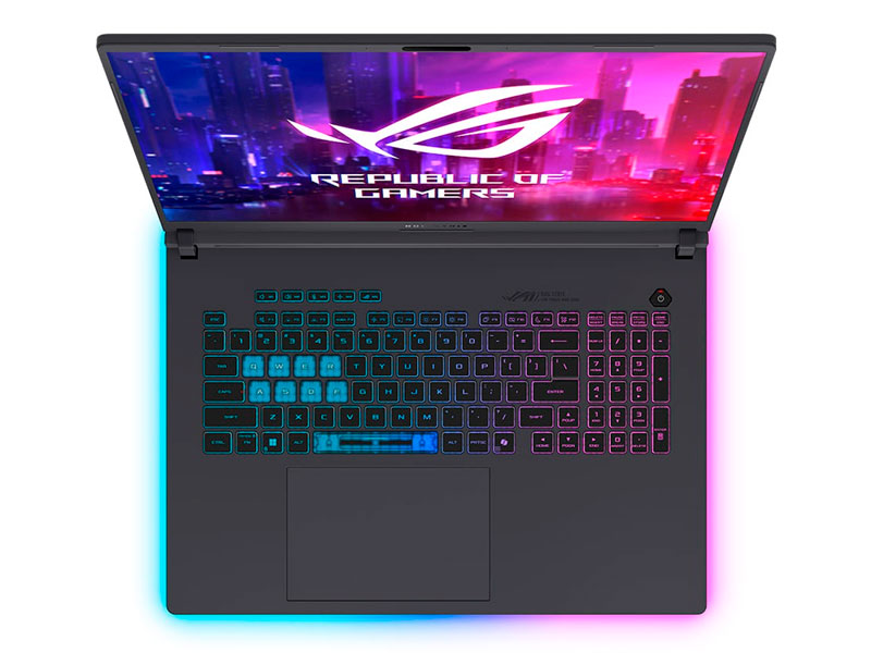 ASUS ROG STRIX NEBULA G18 (G815LP-IB96) GAMING LAPTOP - Pantalla 18" 2.5K WQXGA (2560 x 1600) 300Hz - Procesador Intel Core Ultra 9 290HX Plus - RAM 32GB DDR5 - Disco Sólido SSD 1TB - Placa de Video NVIDIA GeForce RTX 5060 8GB GDDR7 - Win 11 - Color ECLIPSE GRAY - Peso 3,00Kg.