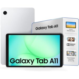 Tablet Samsung Galaxy Tab A11 (SM-X135) Pantalla 8.7" 90Hz - Procesador MediaTek Helio G99 - RAM 8GB - Memoria 128GB - 4G LTE - Color SILVER