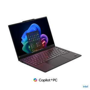 LENOVO THINKPAD X1 CARBON GEN 14 AURA EDITION (21V7006GUS) Copilot+ PC Pantalla Táctil 14" 2K WUXGA (1920 x 1200) TOUCHSCREEN NOTEBOOK Color BLACK - Procesador Intel Core Ultra 7 365 - RAM 32GB LPDDR5X - Disco Sólido SSD 1TB - Win 11 Pro - Peso 1,10Kg.