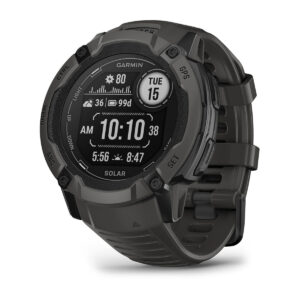 Reloj Garmin Instinct 2X Solar (010-02805-10) 50mm Smartwatch GPS Resistente con Linterna - Color GRAPHITE (Negro)